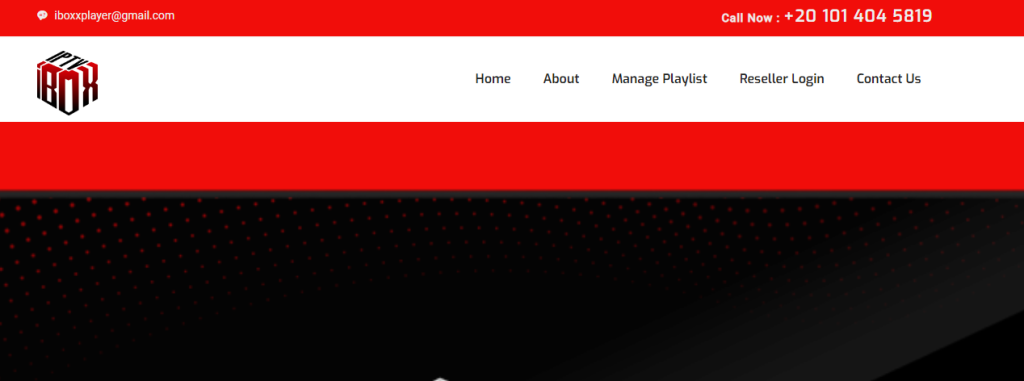 official website of IBOXX IPTV