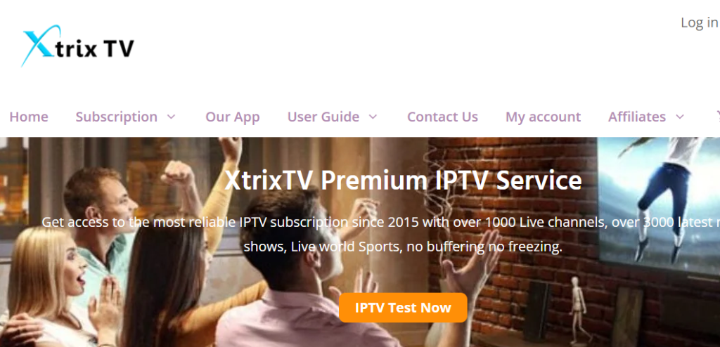 Click the Our App tab