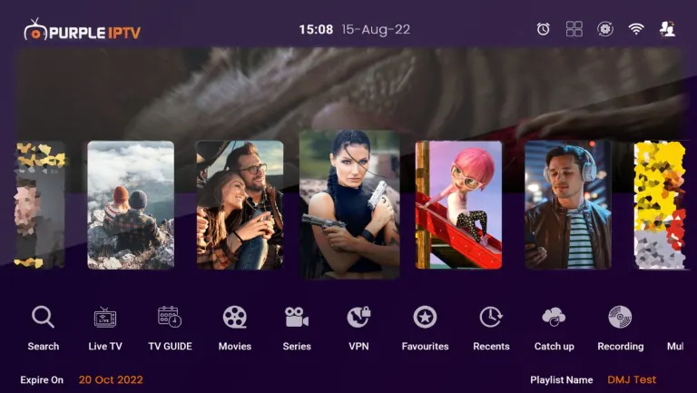 Instal IPTV Smart Purple Player to stream Great IPTV