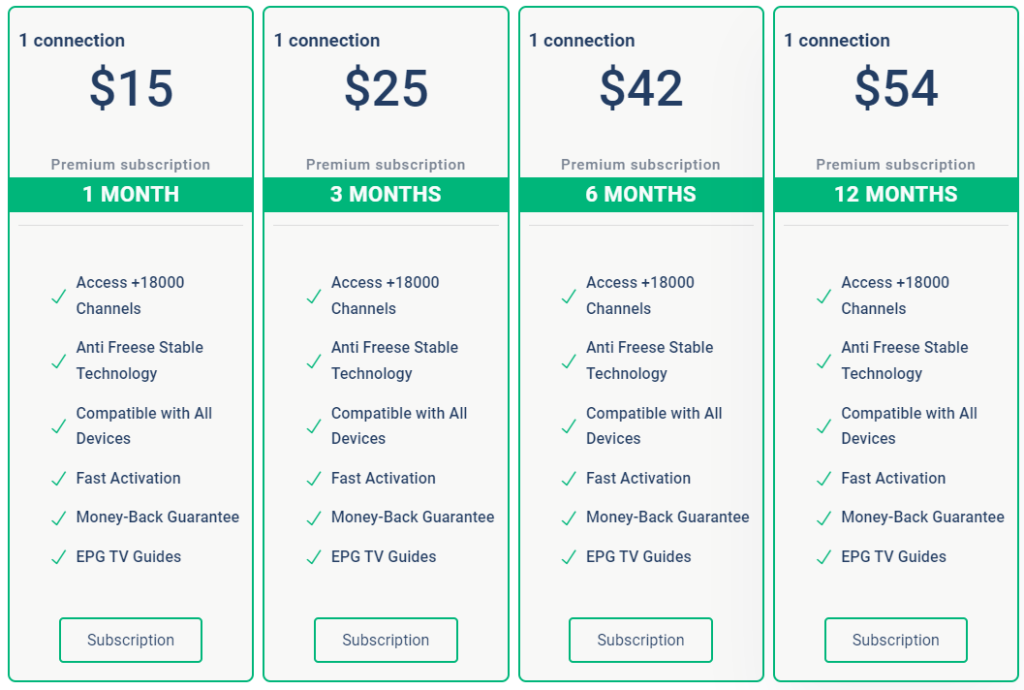 Vicom IPTV subscription