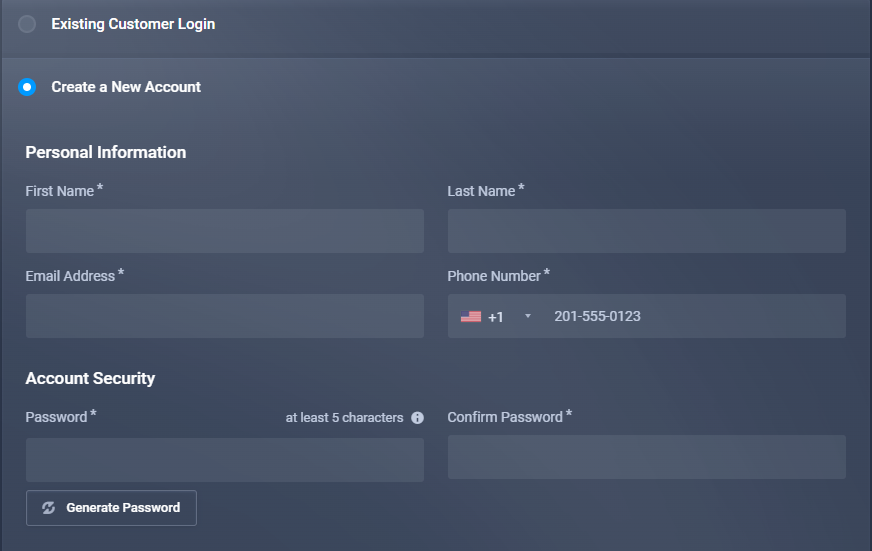 Payment page of Maxco IPTV