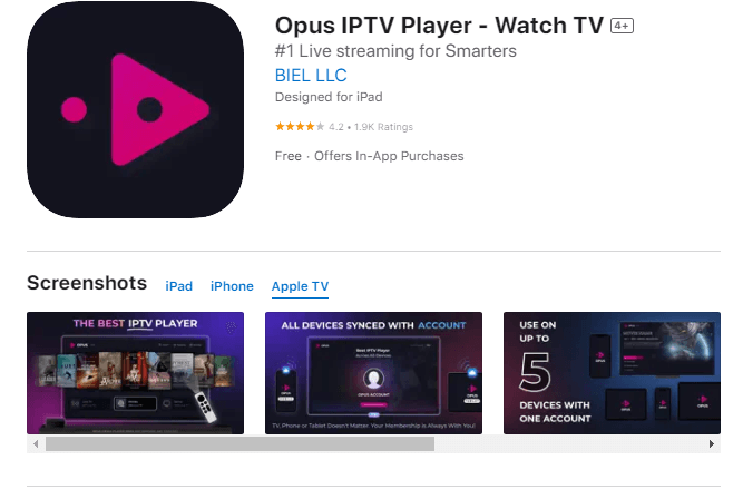 Get Opus IPTV Player is the Best M3U Playlist of UK