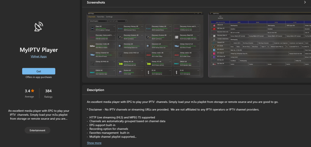 Get MyIPTV Player to stream the octo IPTV content