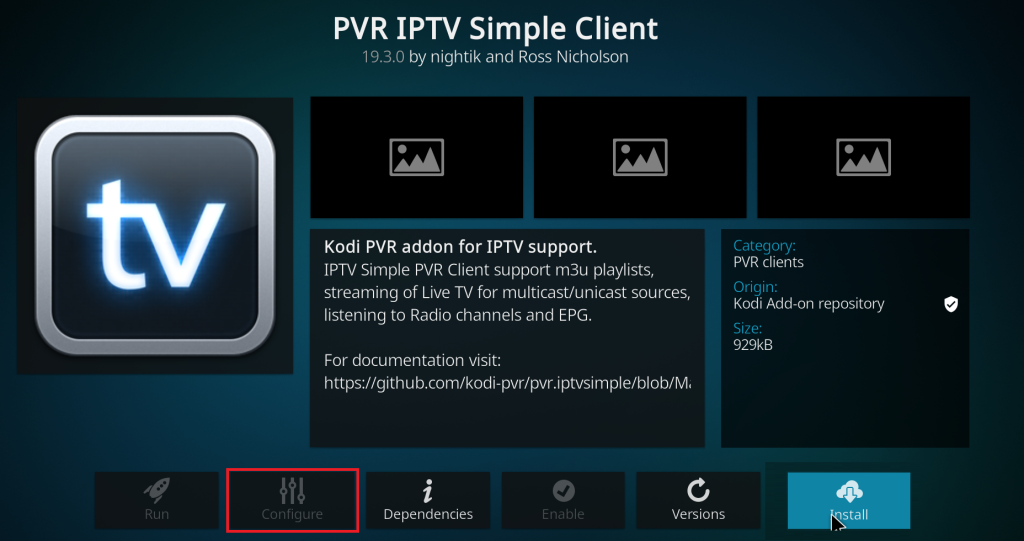 Install the PVR Clients to stream Viper IPTV