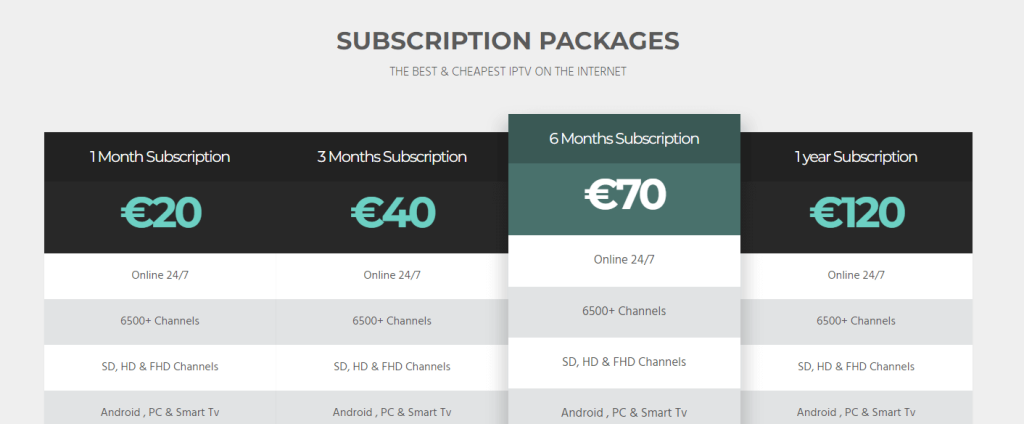 GenIPTV subscription