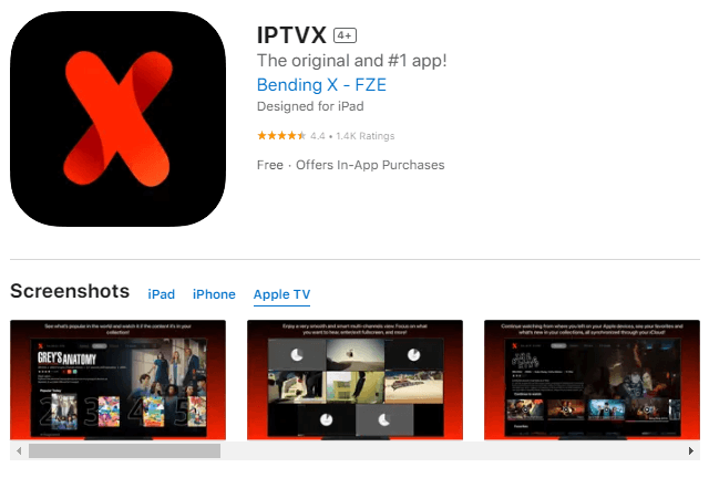 Install IPTVX app to stream My WiFi TV IPTV 