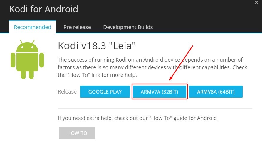 Click on the link to install