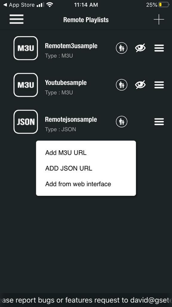 Add M3U URL