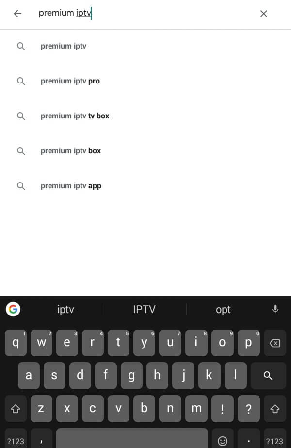 Search for Premium IPTV