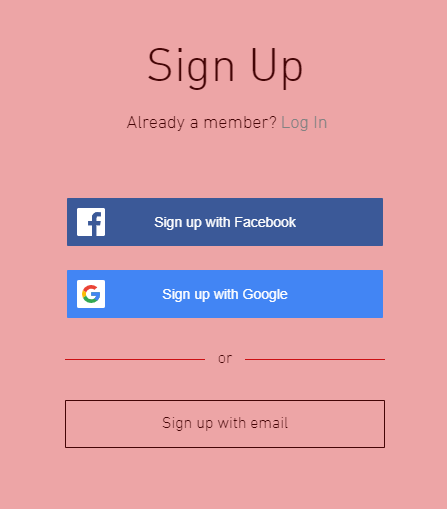 Sign up