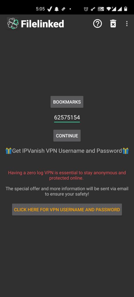 enter the Top Dog IPTV code