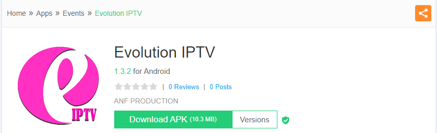 Install Evolution IPTV on Android