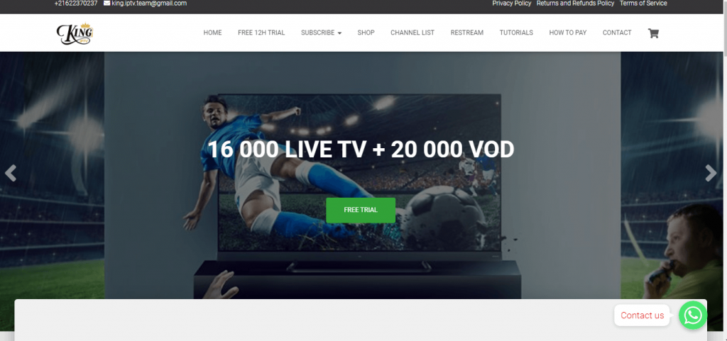 King IPTV - Best IPTV Providers