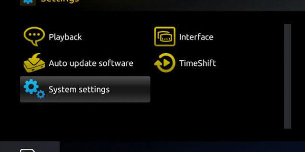 System Settings - FitIPTV