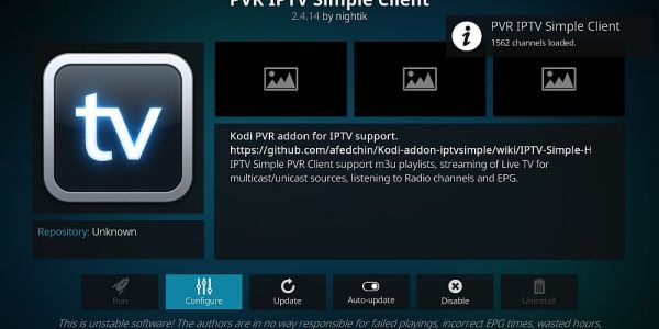 Configure - NFPS IPTV