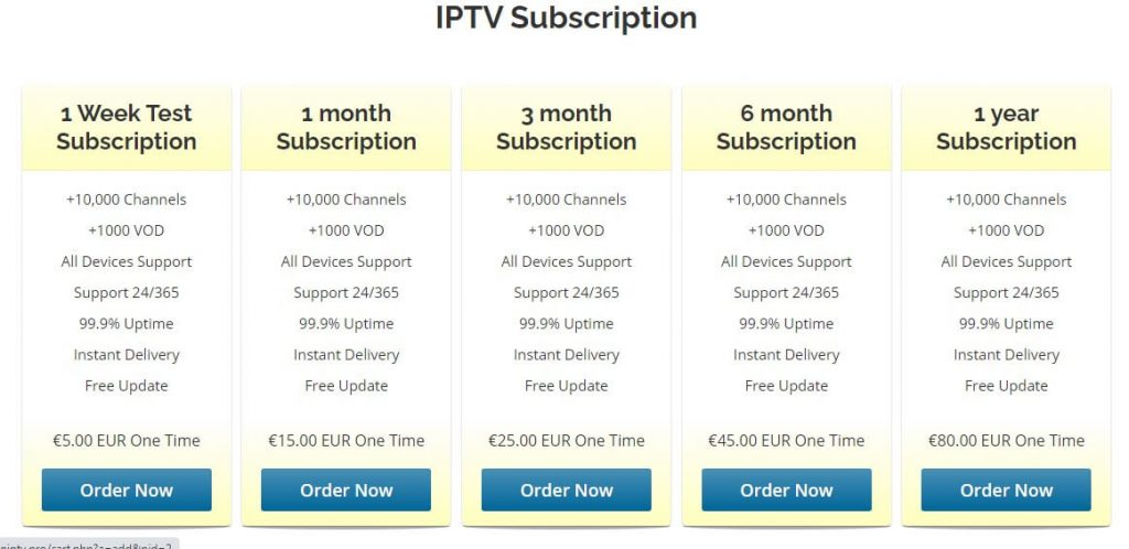 GenIPTV Subscription 