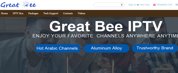 Purchase Great Bee IPTV