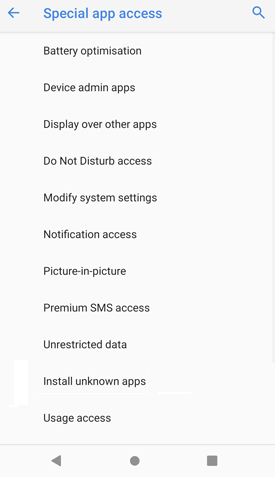 Install Apps from Unknown Sources