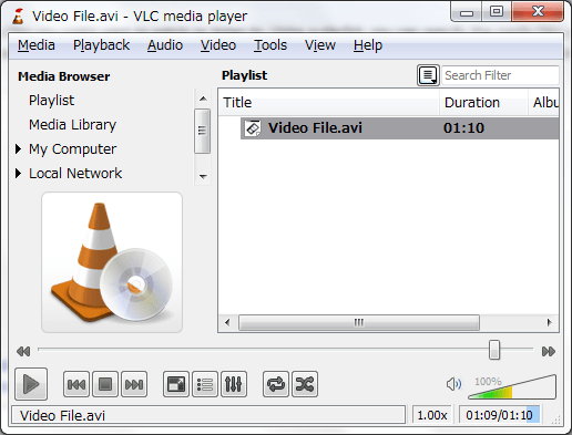 Planet IPTV with VLC Media Player on Computer
