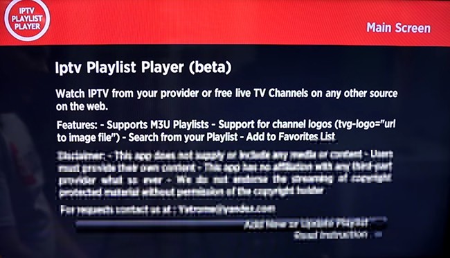 Planet IPTV on Roku