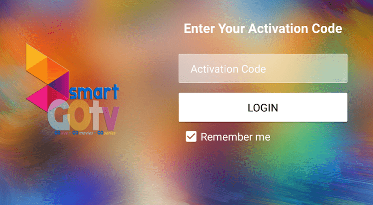 Sign in to SMARTGOIPTV