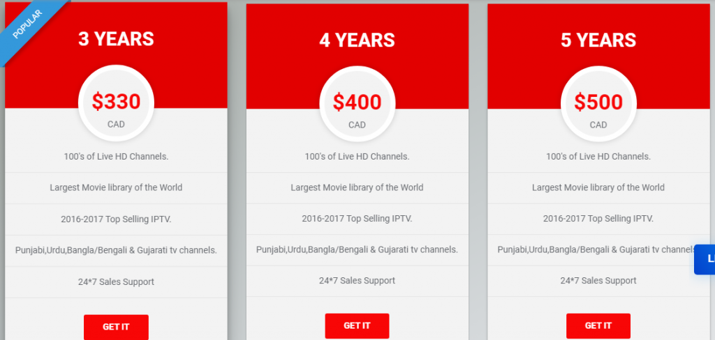 Edmonton IPTV Pricing