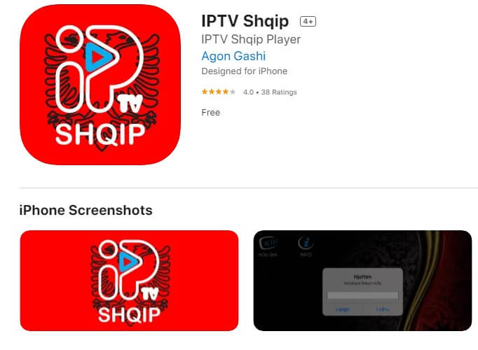 IPTV Shqip iOS