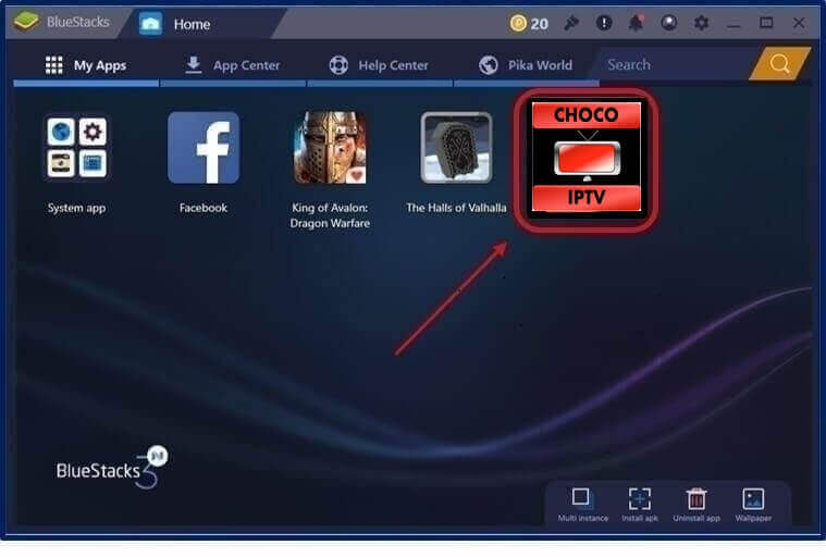 Watch Choco IPTV on PC