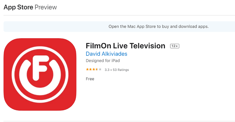 Watch Filmon TV IPTV on Apple Devices