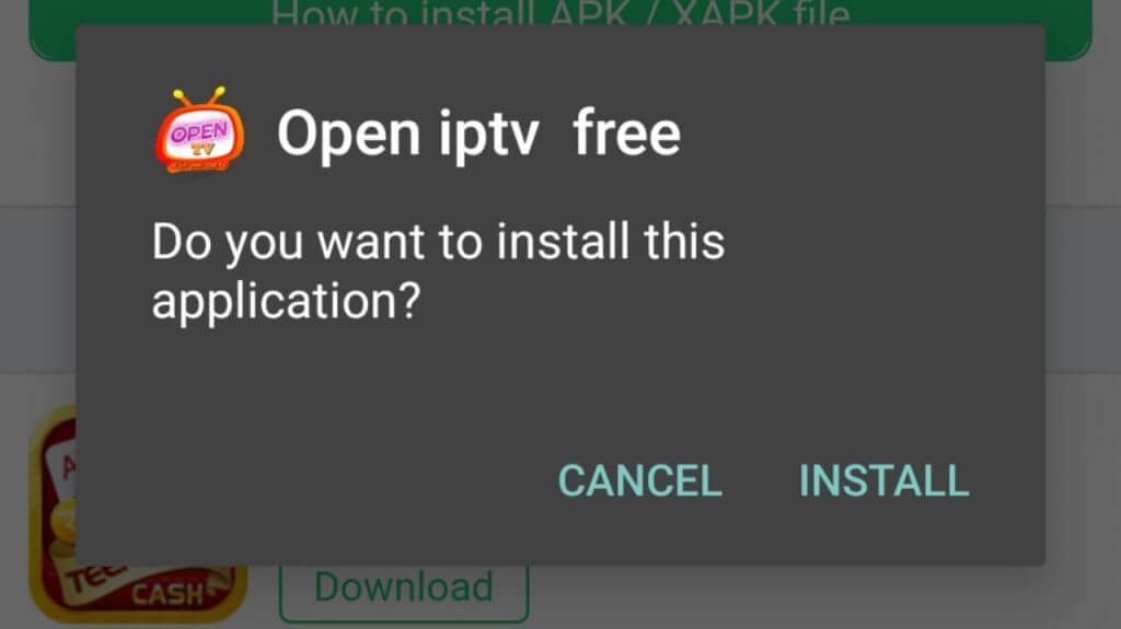 Watch Open IPTV on Android 