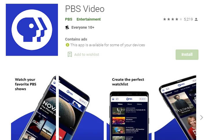 PBS Video Android