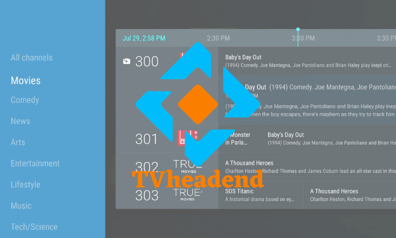 Tvheadend IPTV