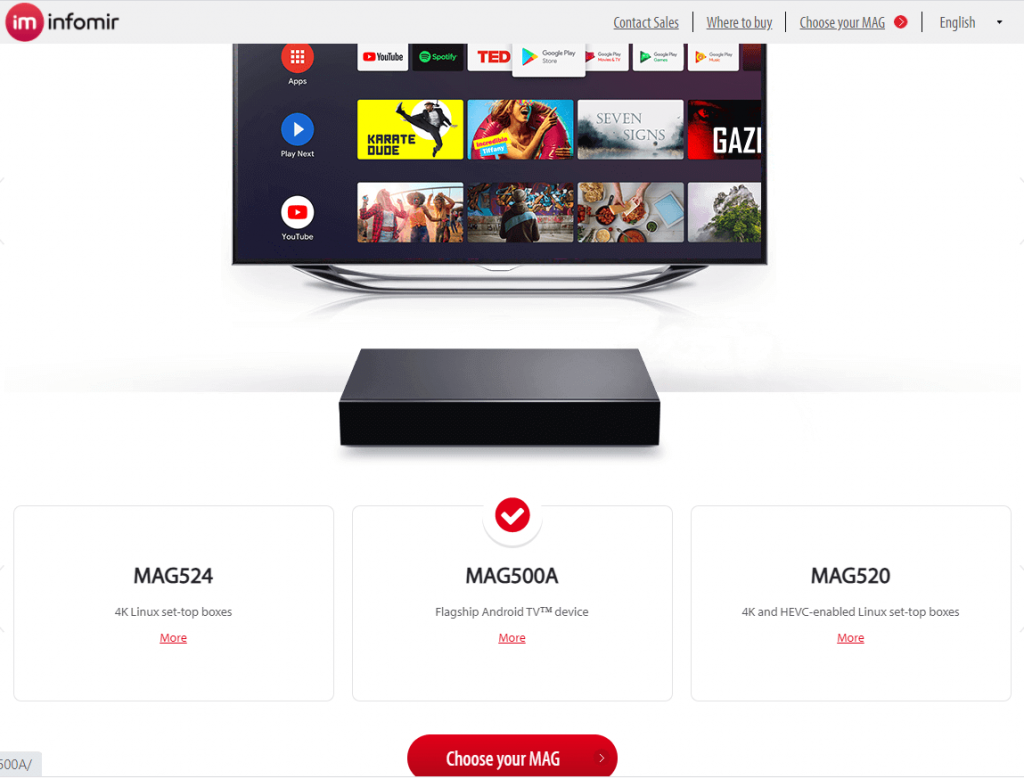 Infomir IPTV