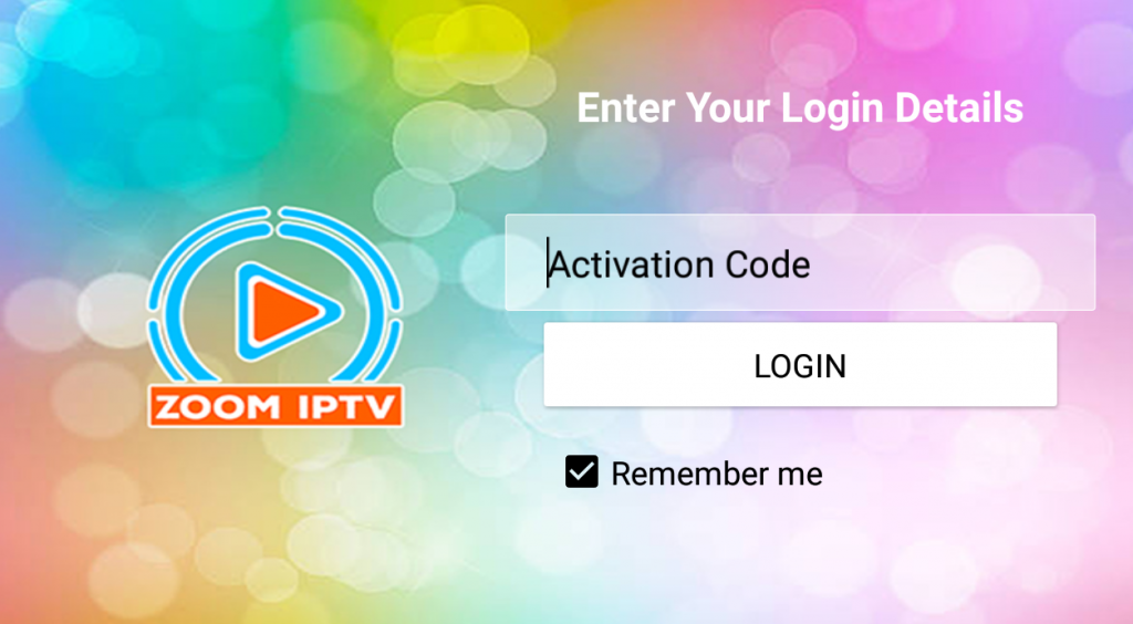 Zoom IPTV - login