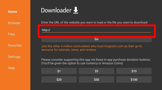 Enter Haha IPTV apk link