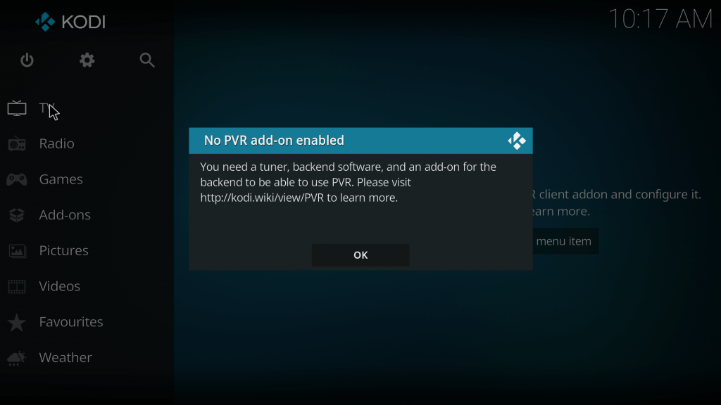 Enable NO PVR Add-on to stream World IPTV