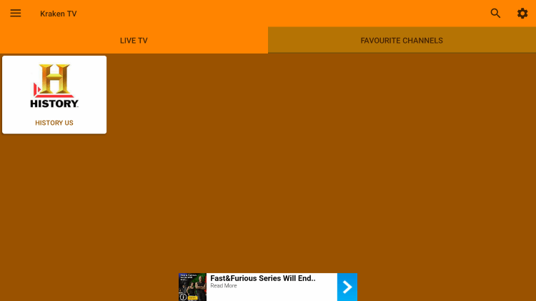 Select Favorite Channels