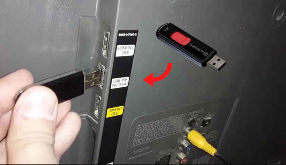 Insert the USB into the USB Port