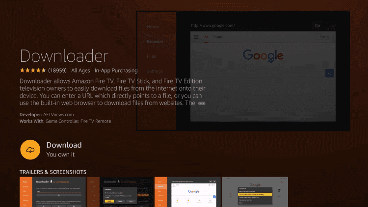 Select Download to stream PrimeStreams IPTV