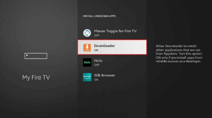 Enable Downloader on Firestick