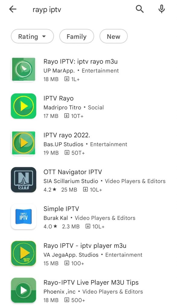 Select Rayo IPTV