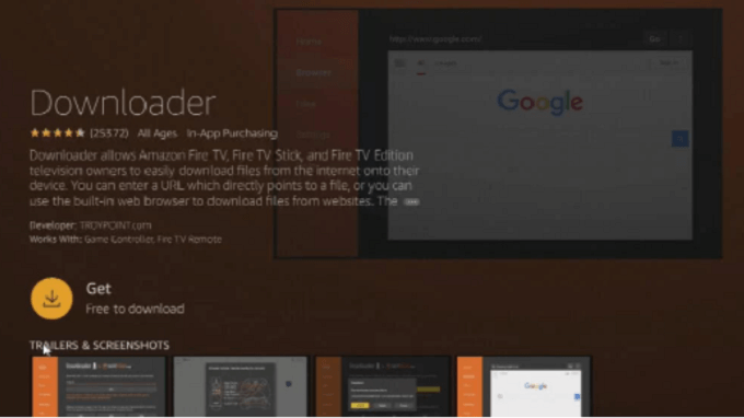 Get Downloader on Firestick