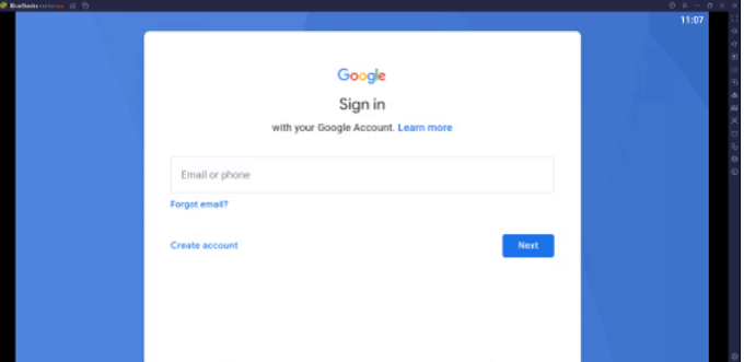 Sign in to your Google Account