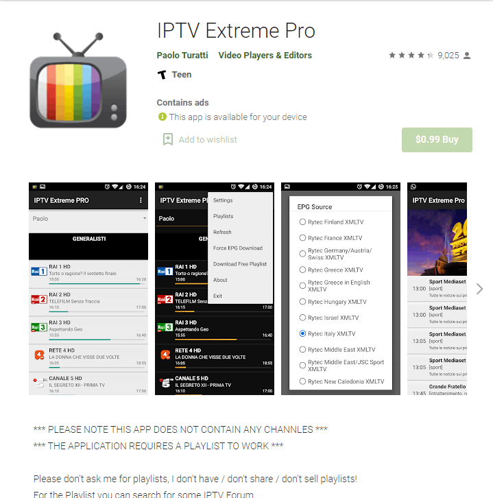 Install IPTV Extreme