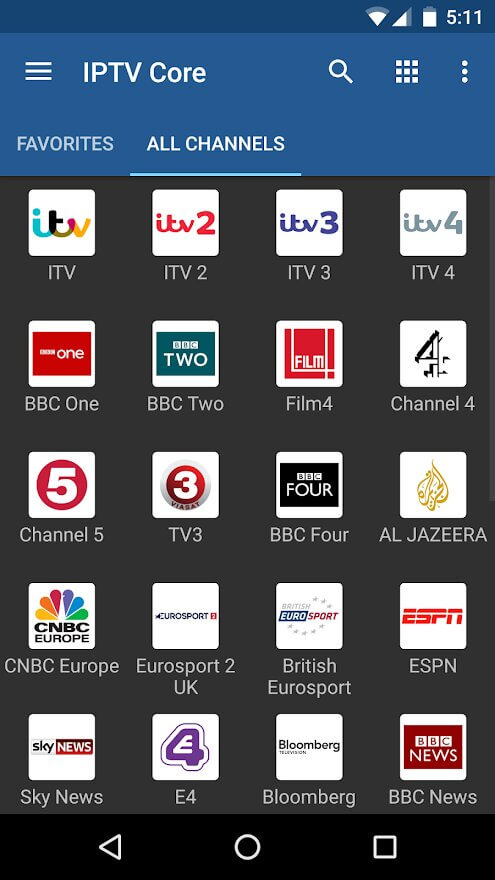 Stream contents on IPTV Core
