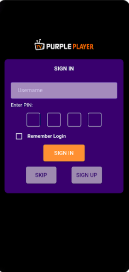 Select Skip - IPTV Smart Purple Players