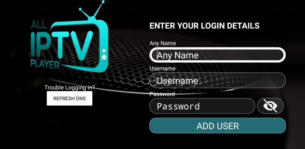 All IPTV Player on Android