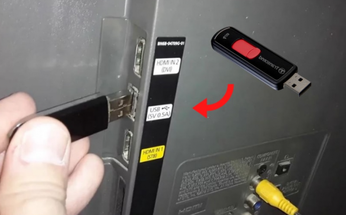 Connect the USB drive to PC