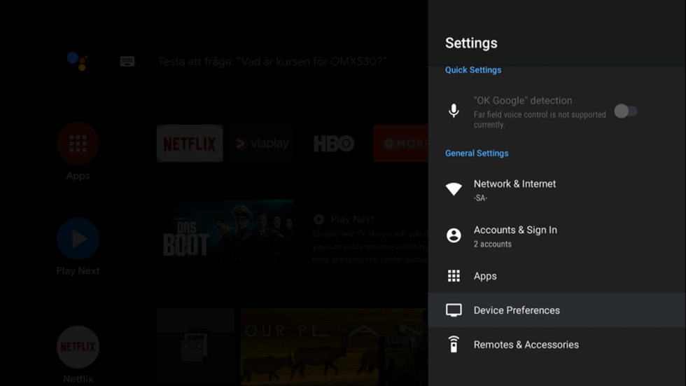 Click Device Preferences