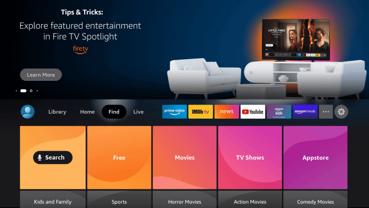 Select the Settings to Stream Royal IPTV